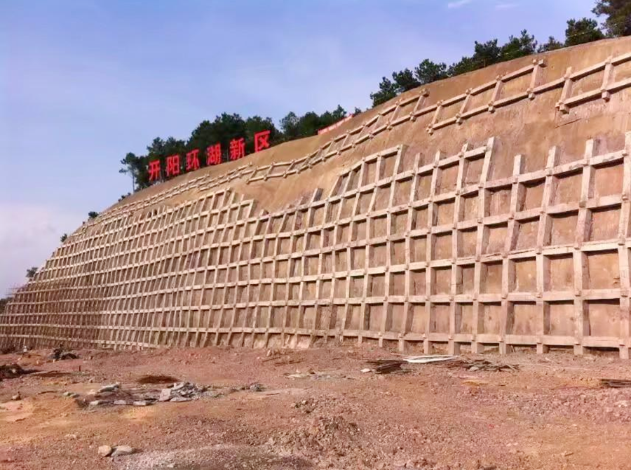 中铁五局开阳县环湖新区迎宾大道及天誉城爆破及边坡支护工程